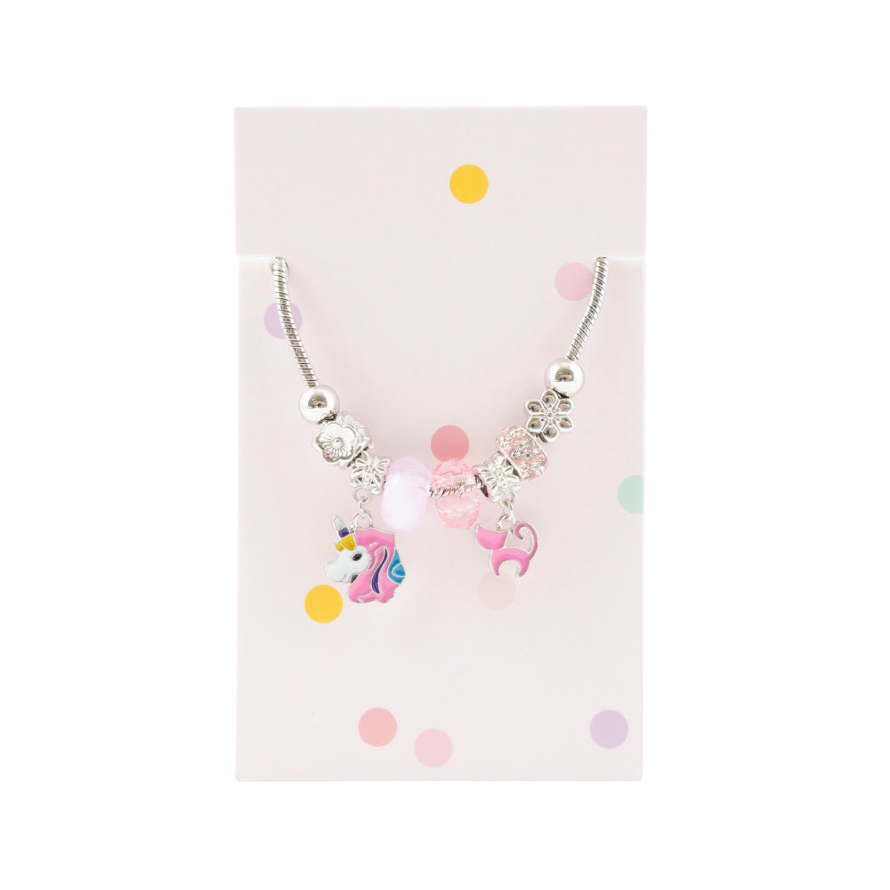 Sunnie Series Charm Bracelet - SILVER UNICORN